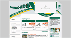 Desktop Screenshot of fahrrad-welt.com